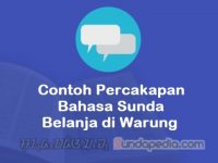 Contoh Percakapan Bahasa Sunda Belanja di Warung