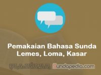 Pemakaian Bahasa Sunda Lemes, Loma, Kasar dalam Percakapan Sehari-hari